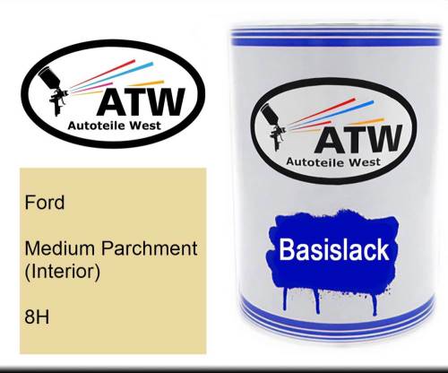 Ford, Medium Parchment (Interior), 8H: 500ml Lackdose, von ATW Autoteile West.
